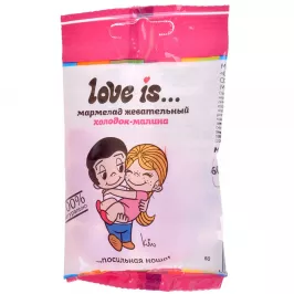 Жевательный мармелад Love is: Холодок-малина картинка 370814 - МосИгра